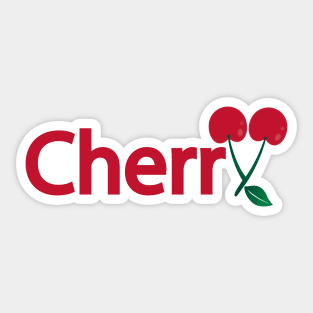 Cherry fun creative design Sticker